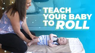 Help Your Baby Roll Over Now 4 Tips to Teach Baby to Roll Over [upl. by Marvella]