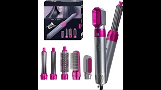 Hair Dryer 5In1 Electric Comb straightener brush blowdry  ہیئر ڈرائر الیکٹرک amazon daraz [upl. by Haldas942]