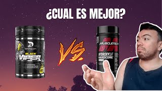 BLACK VIPER VS HYDROXYCUT ¿Cual quemador de grasa prefieres [upl. by Rehtaef]