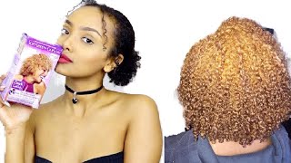 FROM BLACK TO GOLDEN BLONED NO BLEACH DARK AND LOVELY HAIR COLOUR REVIEW PART 1 [upl. by Ahsieyt]