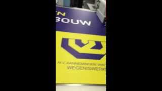 Reclamebord  werfborden  dibond panelen [upl. by Hakceber]