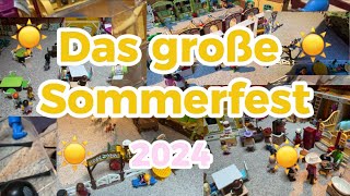 Das große Sommerfest 2024 ☀️ Feier auf dem Sonnenhof  Playmobil Pferde [upl. by Merriam]