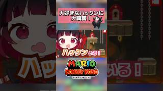 大好きなハックンに大興奮！マリオvsドンキーコング VTuber ゲーム実況 切り抜き [upl. by Adelaja12]