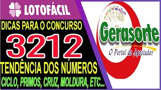 Dicas Para Lotofacil 3212 [upl. by Kowtko]