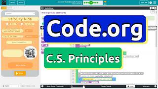 Codeorg Lesson 74B Conditionals Practice  Answer Tutorial  Unit 4 CS Principles 2023 [upl. by Neeroc]