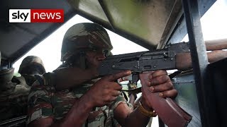 Soldiers attacked in brutal Cameroon conflict [upl. by Osrock370]