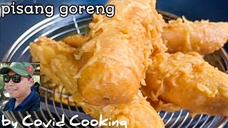 Street food Crispy Pisang Goreng RecipeResep pisang Goreng krispigoreng Pisang recipe how to [upl. by Aihsatal349]