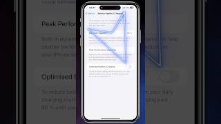 Optimised Battery Charging on iPhone Improve lifespan [upl. by Hako]