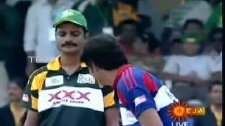 ManaTeluguMoviesnet  Tollywood T20  Chiru Cheetahs vs Nag Kings  10  Nag OUT [upl. by Accebar]