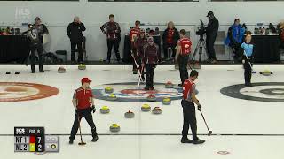 2022 Canadian Under18 Curling Championships  Draw 8  NT 1 vs NL 2 [upl. by Ridley881]