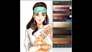 Procreate Coloring Page [upl. by Grane]