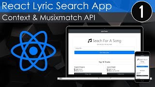 Lyric Search App With React amp Context API 1  Top 10 Tracks [upl. by Gyimah]