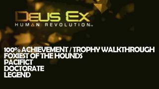 Deus Ex  Part 1  Prologue  Legend  Doctorate  Pacifist  Foxiest Full Walkthrough [upl. by Htebazileyram87]