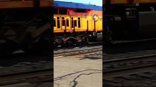 The Chessie heritage unit beeps the horn at young Railfan [upl. by Clementas]