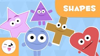 Geometric Shapes for kids  Preschool Vocabulary [upl. by Aihsei]