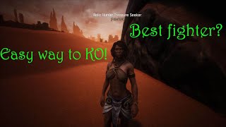 How to get the best fighter Thralls at a low level Conan Exiles Relic Hunter Treasure Seekers [upl. by Adnuhs]