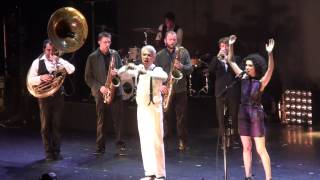 HD David Byrne and St Vincent  Lazy  Beacon Theater  New York NY  92612 [upl. by Anavas]