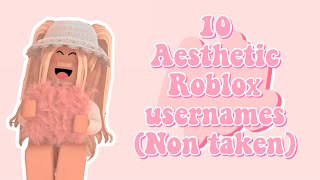 10 Aesthetic Roblox usernames Untaken Glossy Lillies  ♡︎ [upl. by Bithia]