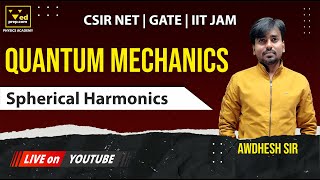 Quantum Mechanics  Spherical Harmonics  CSIR NET  GATE  IIT JAM [upl. by Zaraf]