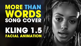 More Than Words Song Cover  KLING 15 is the ABSOLUTE BEST Way to Achieve AMAZING Lip Sync [upl. by Aerised]