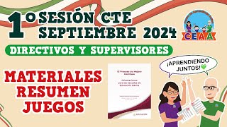 CEAA ANÁLISIS Directores y Supervisores Primera SESIÓN CTE Septiembre 2024 [upl. by Myer]