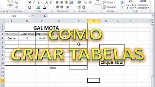 COMO CRIAR PLANILHAS NO EXCEL [upl. by Amari714]