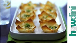 Baked Crab Rangoon Recipe How To Make Crab Rangoons [upl. by Arihaz]