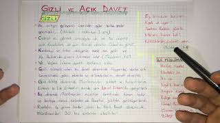 Siyer10 GİZLİ ve AÇIK DAVET DÖNEMLERİ  dkab dhbt mbsts [upl. by Edniya]