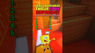 Jeśli powiem twoje imię to odpadasz 🤩👍 brainteasers spongebob shorts [upl. by Suirred296]