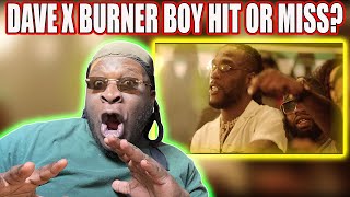 AMERICAN RAPPER REACTS TO  Dave  Location ft Burna Boy REACTION [upl. by Kaazi]