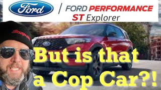 2020 Ford Explorer Performance ST vs Police Interceptor Or is it a Police interceptor [upl. by Nomyaw753]