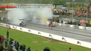 Ultimate PedalFest  Top Fuel Dragster Final  Santa Pod Raceway [upl. by Rotkiv251]