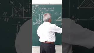 Sectional views of Triangular Prism true shape  Engineering Drawing Technical video [upl. by Llehsar]