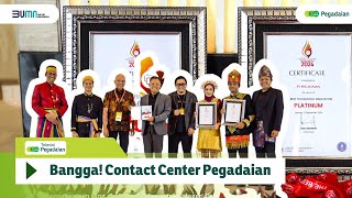 Pegadaian Sukses Raih 8 Penghargaan The Best Indonesian Contact Center 2024 [upl. by Noonberg]