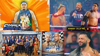 Roman Out Zilla in 🔥☝️ Roman Out from Mania  Zilla choose OTC Cody Vs Rock 100 WWE Smackdown [upl. by Shih]