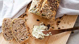 4 INGREDIENTS GLUTENFREE BREAD RECIPE  Vegan [upl. by Rosy]