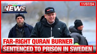 Far Right Politician Known For Burning Copies Of The Quran Sentenced To Prison In Sweden [upl. by Ahsirtak93]