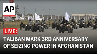 LIVE Taliban mark 3rd anniversary of seizing power in Afghanistan [upl. by Anatnom]