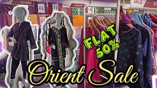 Orient winter sale Orient unstitched CollectionOrient summer collection Orient flat 50 offPk [upl. by Anihta]