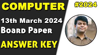 Computer Class 10th 2024 Answer Key  ICSE Class 10th Computer [upl. by Gladdy939]