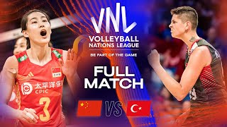 🇨🇳 CHN vs 🇹🇷 TUR  Gold Medal Match  Womens VNL 2023  Full Match [upl. by Balough]