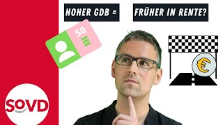 Hoher Grad der Behinderung  Noch früher in Rente als mit GdB 50 [upl. by Neruat]