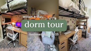 College Dorm Tour  Freshman Year  William amp Mary [upl. by Relluf]