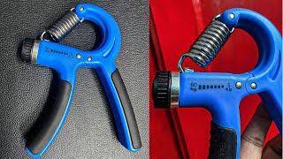 The Best Adjustable Hand Gripper in India 5  60kg Resistance [upl. by Lacim402]