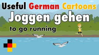 Learn Useful German Go running  Joggen gehen [upl. by Eniaj]