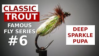 Deep Sparkle Pupa Caddis Pattern  Trout Fly Tying for Beginners [upl. by Nitfa]