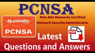 Part12PCNSAPalo Alto Networks Certified Network Security AdministratorPractice Question amp Answer [upl. by Okun715]