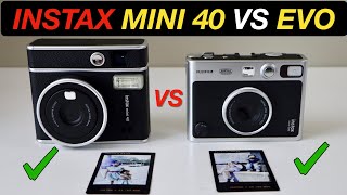 Instax Mini 40 vs Evo [upl. by Patrizius440]