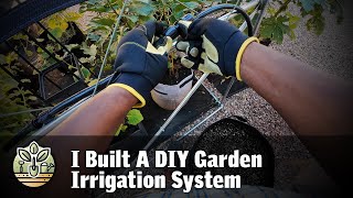 I Built A DIY Garden Irrigation System [upl. by Zirkle7]