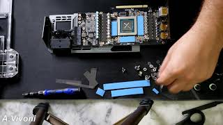 barrow water block install on gigabyte 3080 gaming OC [upl. by Ellenrahc590]